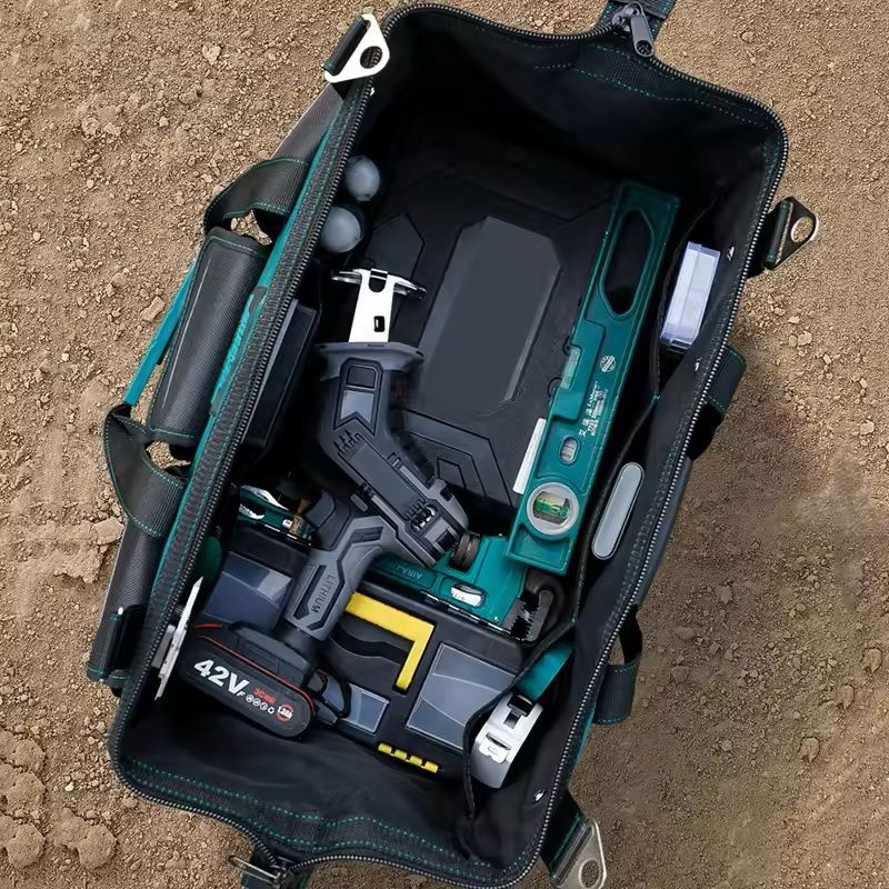 23 Inch Heavy Duty Electrician Tool Bag With Waterproof WearResistant 1680D Oxford Construction 5