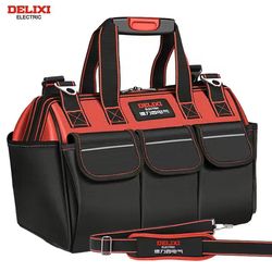 heavy-duty waterproof tool bag for electricians and homeowners