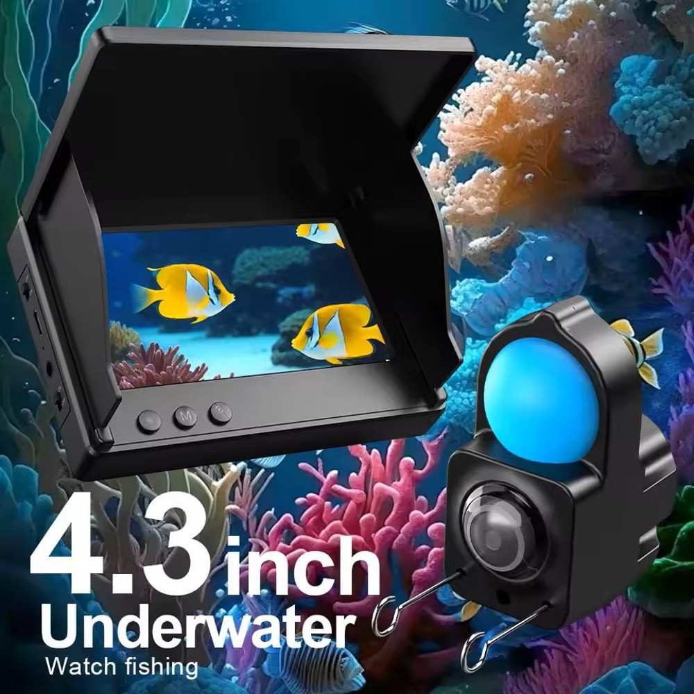 Portable 43 Underwater Fishing Camera With 1080P Night Vision 6