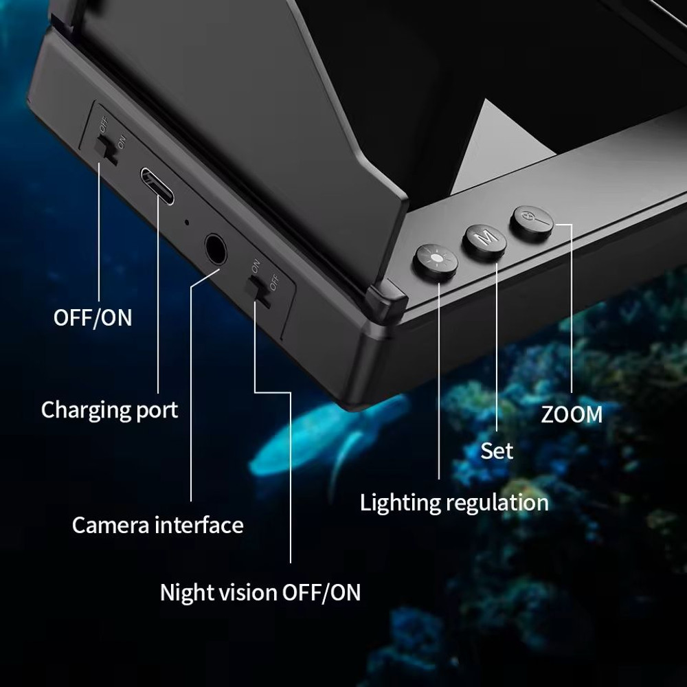Portable 43 Underwater Fishing Camera With 1080P Night Vision 7