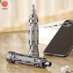 precision magnetic screwdriver set with torx and phillips bits