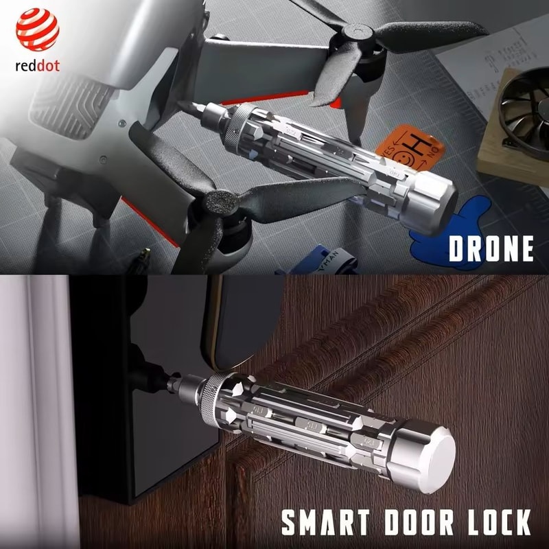 Precision Magnetic Screwdriver Set With Torx And Phillips Bits 3