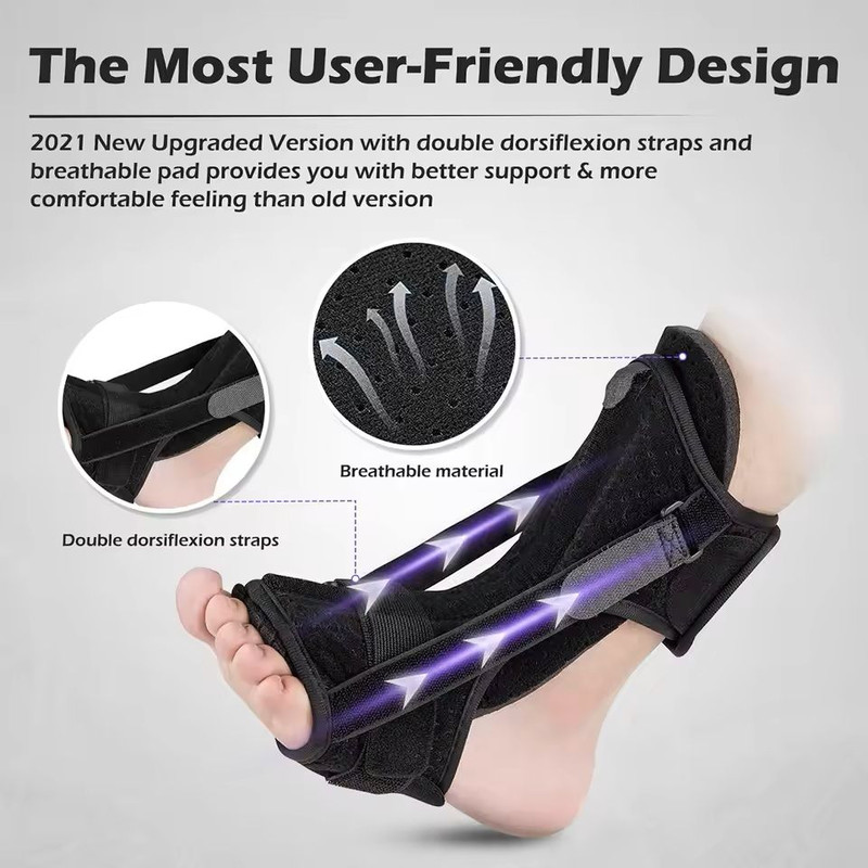 Adjustable Night Foot Brace For Pain Relief 1