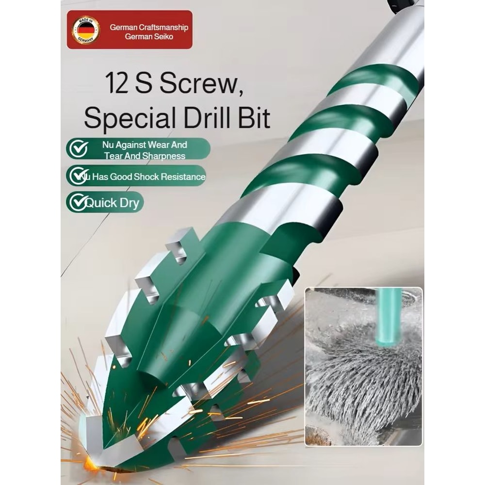 Sawtooth Eccentric Drill Bit For Tile And Concrete 0