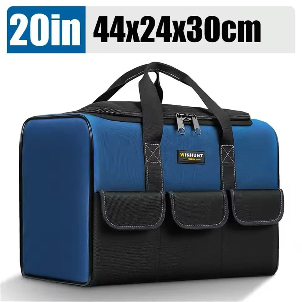 Square Tool Bag Large Capacity Waterproof Organizer With Multi Pockets For Electrician Tools 1