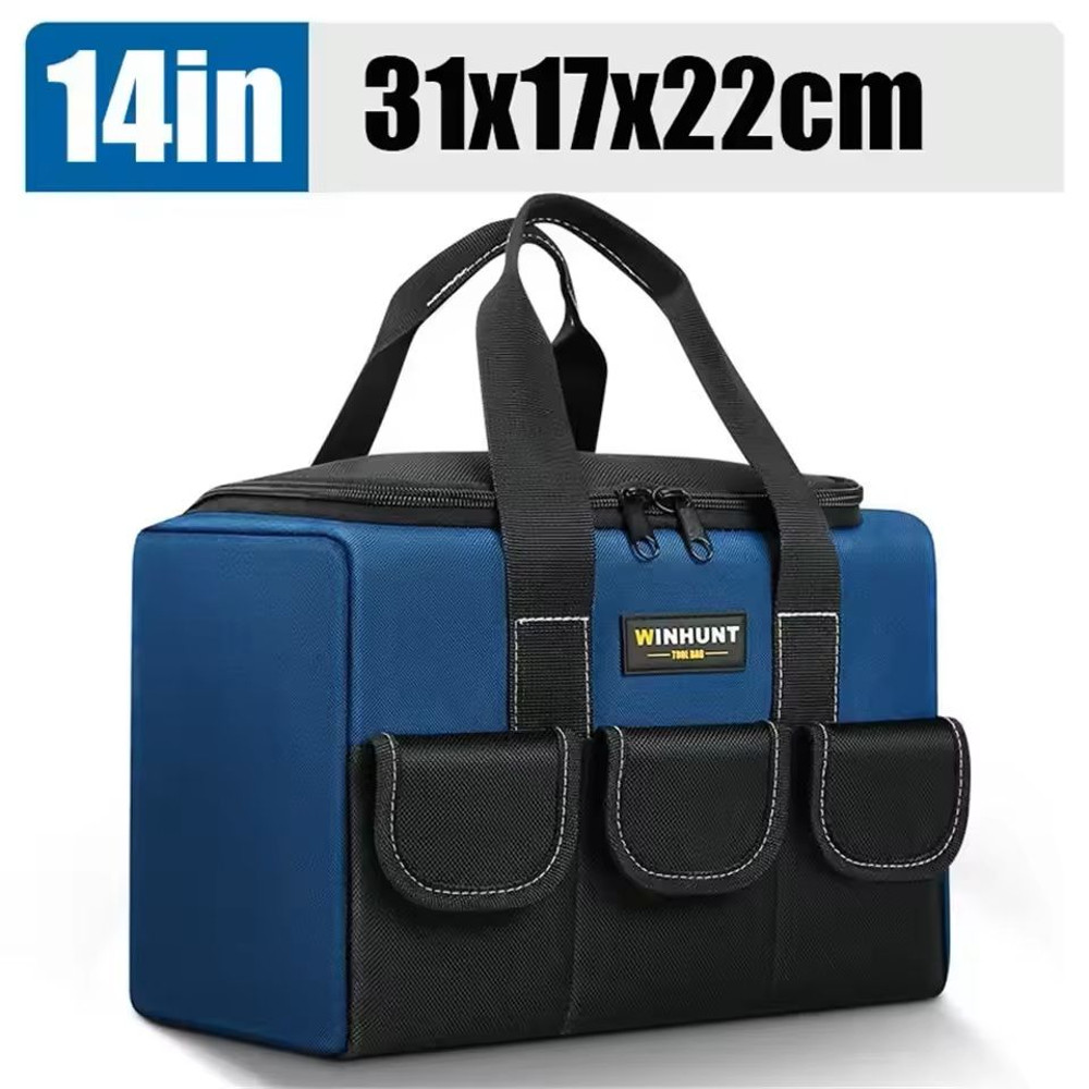 Square Tool Bag Large Capacity Waterproof Organizer With Multi Pockets For Electrician Tools 6