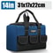 Square Tool Bag Large Capacity Waterproof Organizer With Multi Pockets For Electrician Tools 6