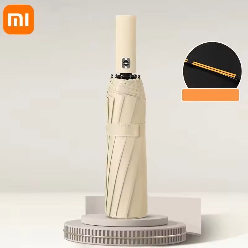 24Bone Automatic Umbrella  Durable Windproof  UVProtective Compact Canopy 5