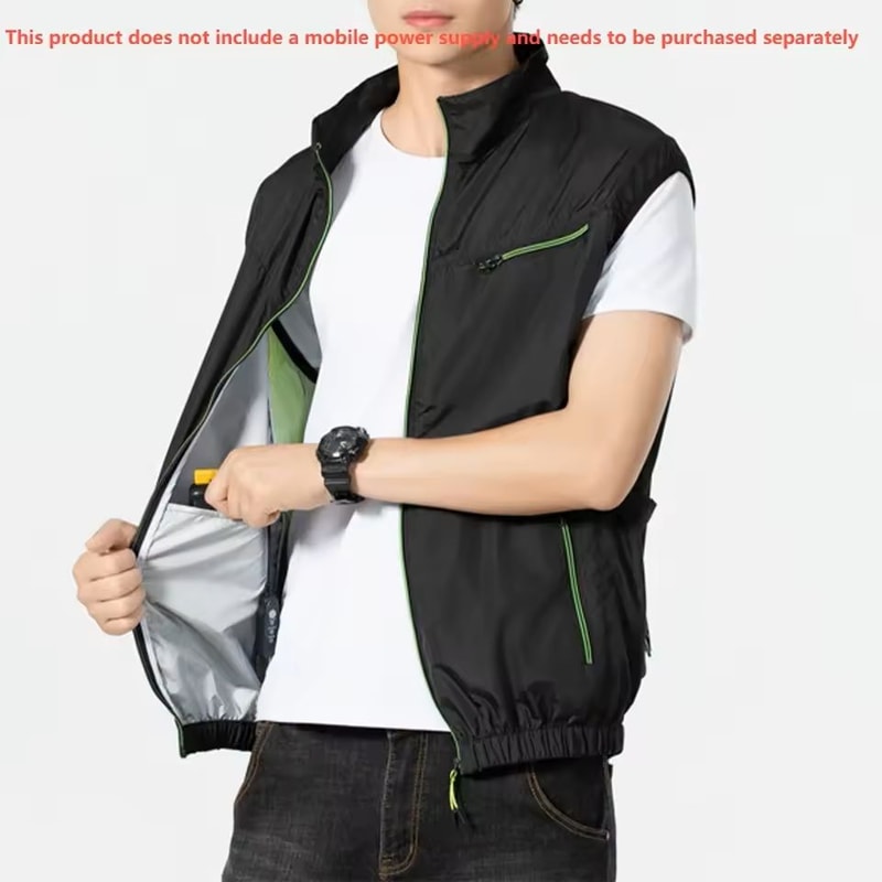 BreezeGuard Wearable Cooling Fan Vest Stay Cool Anywhere Anytime 5