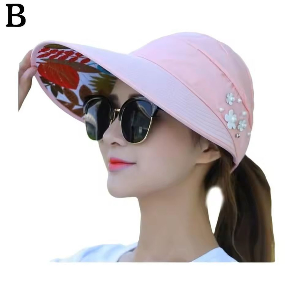 Foldable Wide Brim Sun Hat For Women With UV Protection 3