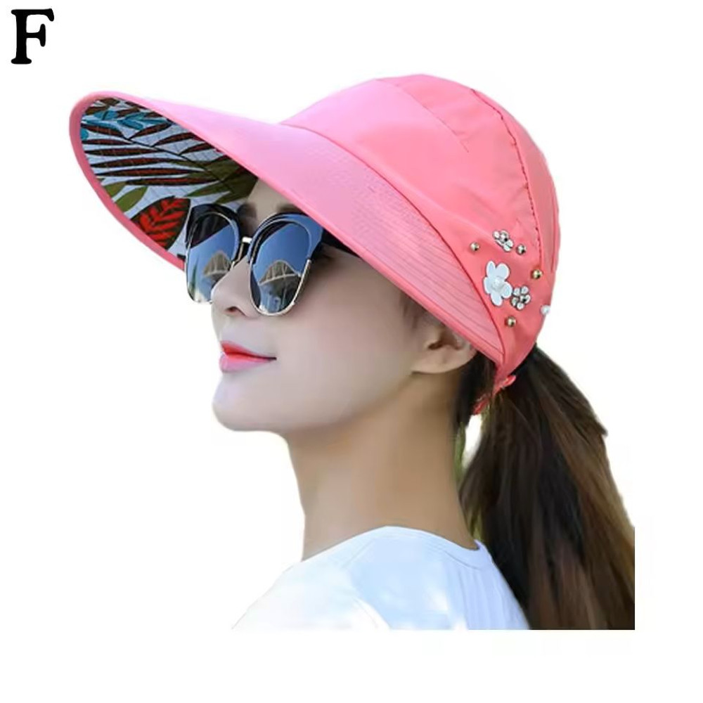 Foldable Wide Brim Sun Hat For Women With UV Protection 8