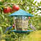 Automatic Hanging Bird Feeder With MultiHole Dispenser For Outdoor Use 1