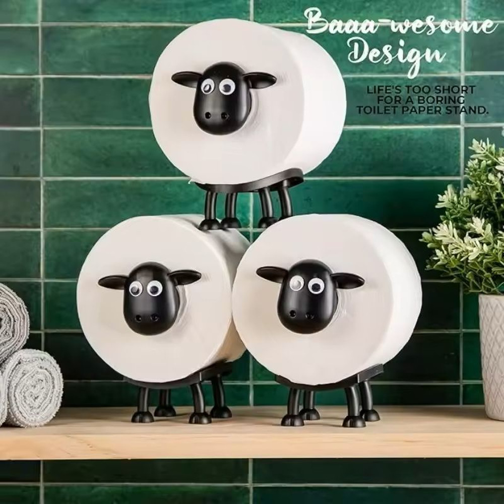 Cute Animal Toilet Paper Holder For Bathroom Decor And Storage 5