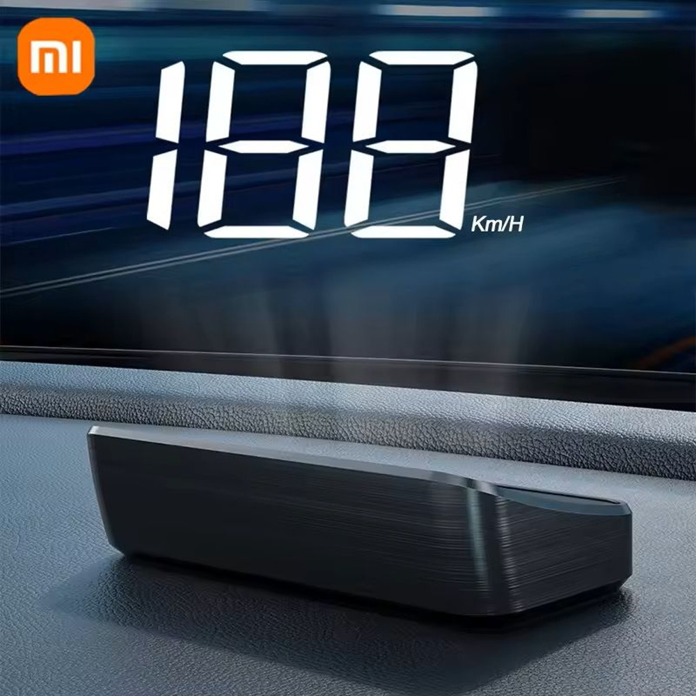 Xiaomi Digital Car HUD Speedometer With GPS And Compass Projection 0