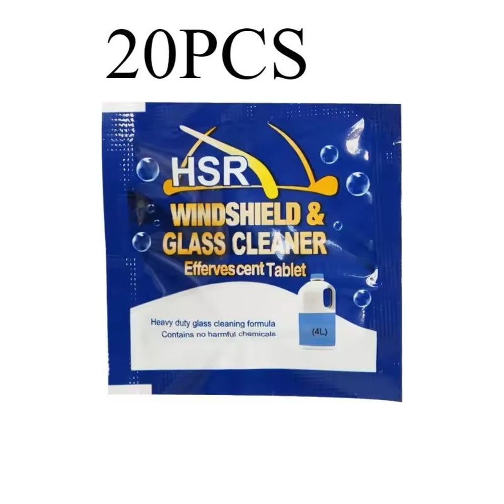 Glass Cleaner Effervescent Tablets For Windshield Wipers 5