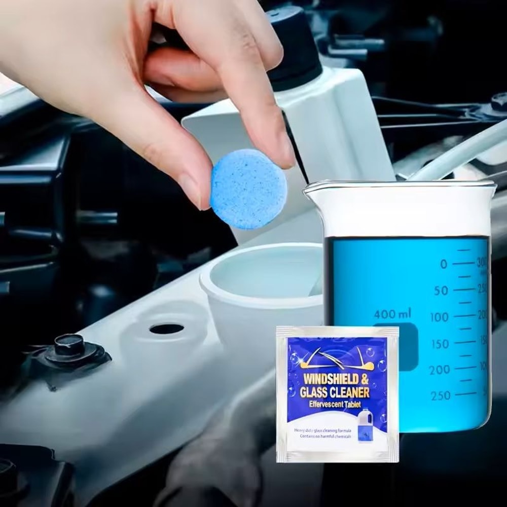 Glass Cleaner Effervescent Tablets For Windshield Wipers 6