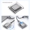 Transparent NVMe SSD Enclosure USB C Adapter 10Gbps 5