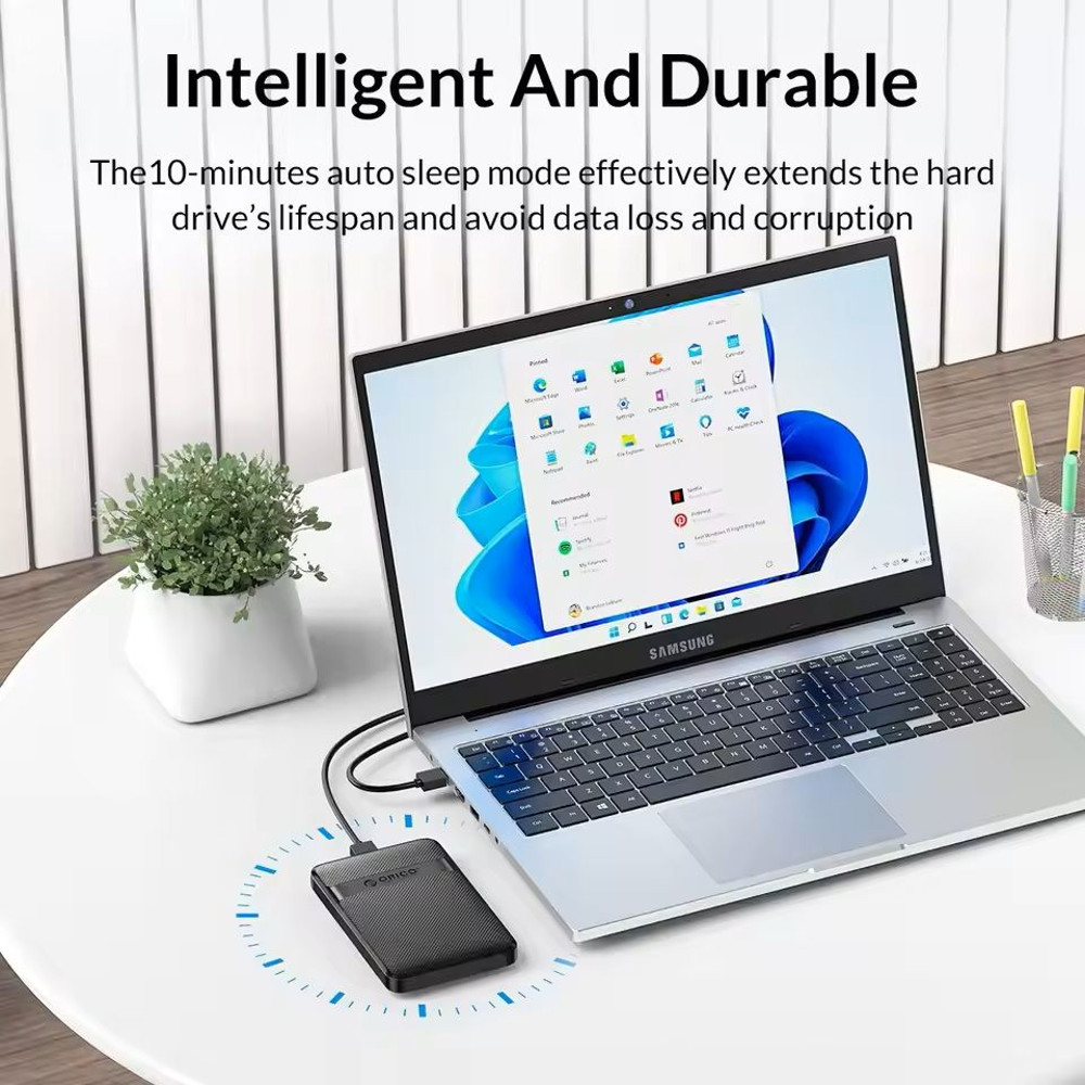 25 Inch USBC HDD Enclosure With AutoSleep And 6Gbps Transfer Speed 6