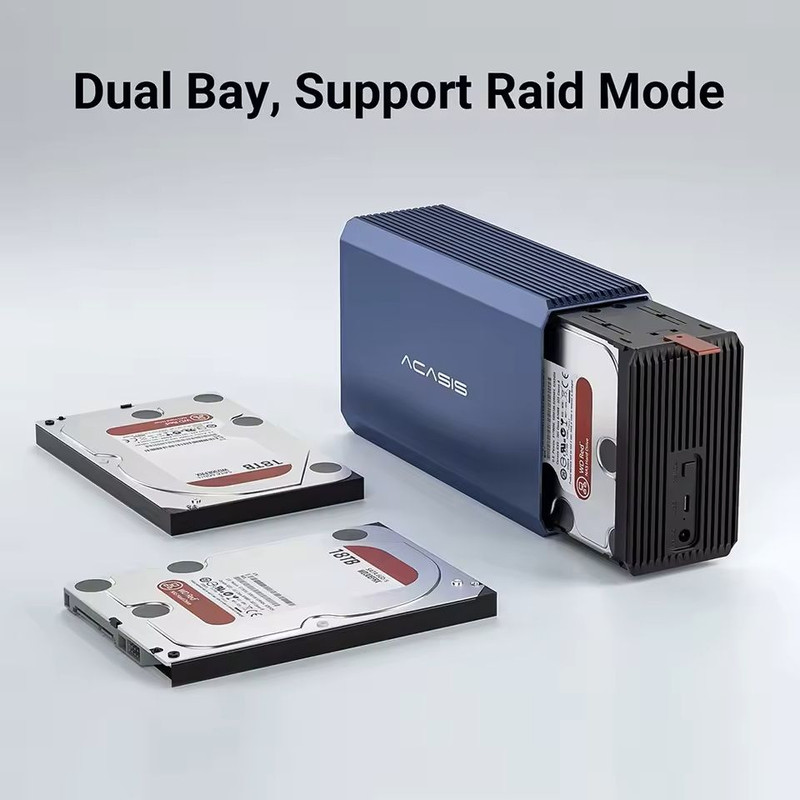 Dual Bay RAID Hard Drive Docking Station For 2535 Inch Drives 8