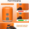 Portable Mini Air Pump With Camping Light And USB Rechargeable Battery 2