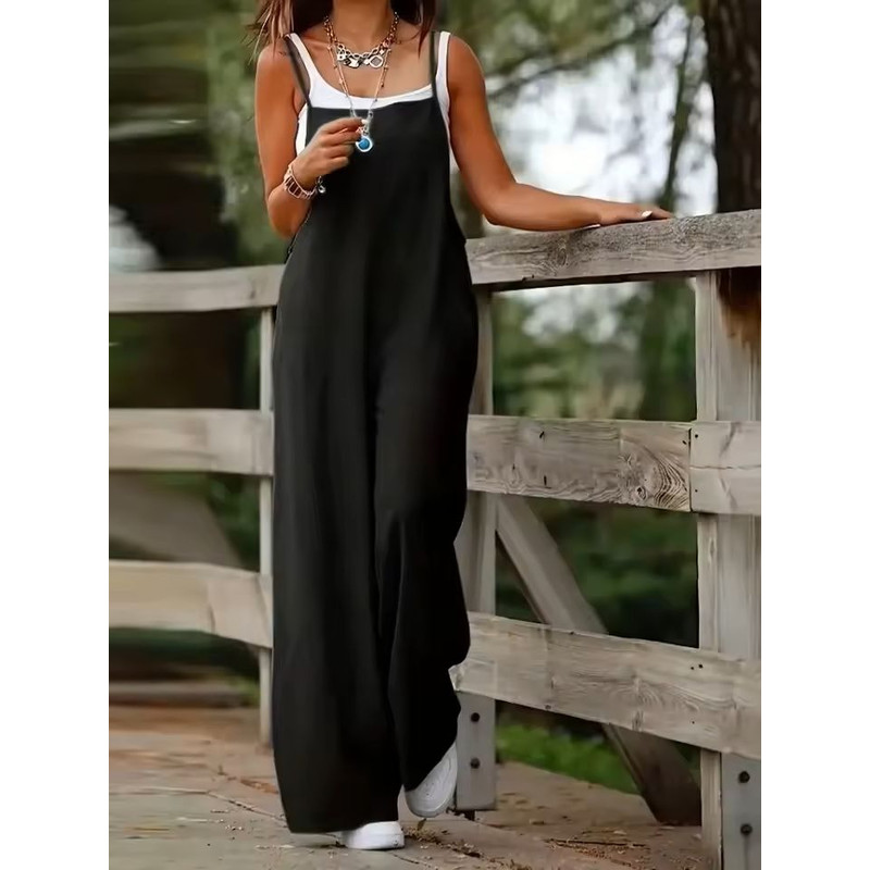 Plus Size OffShoulder Jumpsuit With WideLeg Pants 0