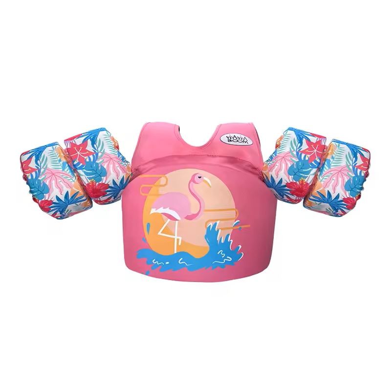 Kids Swim Float Vest With Arm Bands For Ages 26 4