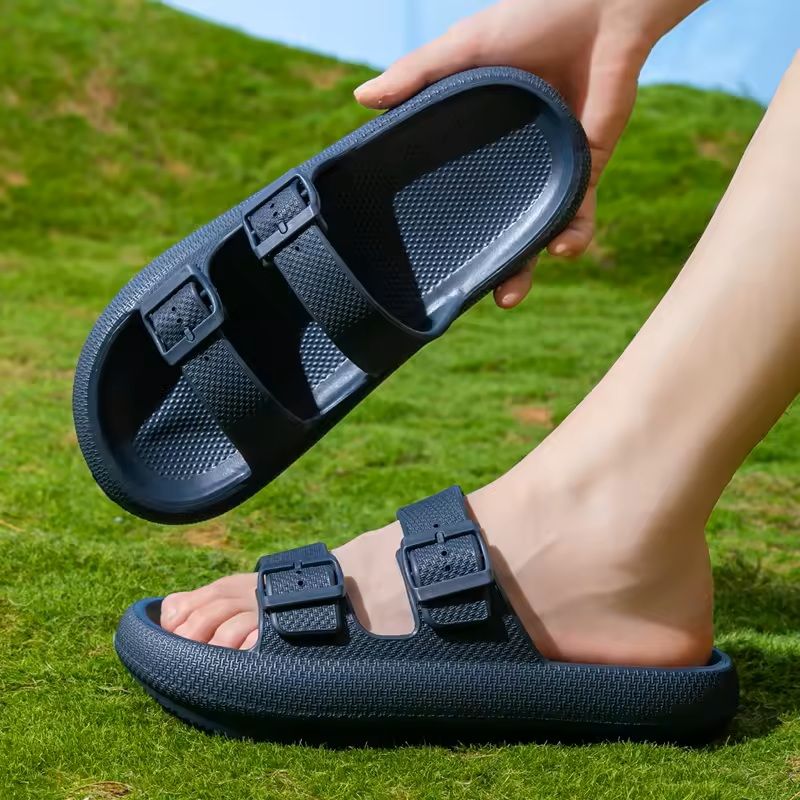 Mens Thick Sole Non Slip Shower Sandals For Indoor And Outdoor Use 4
