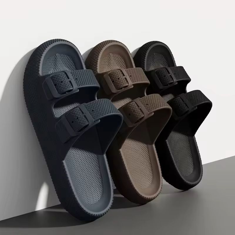 Mens Thick Sole Non Slip Shower Sandals For Indoor And Outdoor Use 8