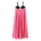 Womens Backless Lace Up Maxi Dress With Spaghetti Straps 3