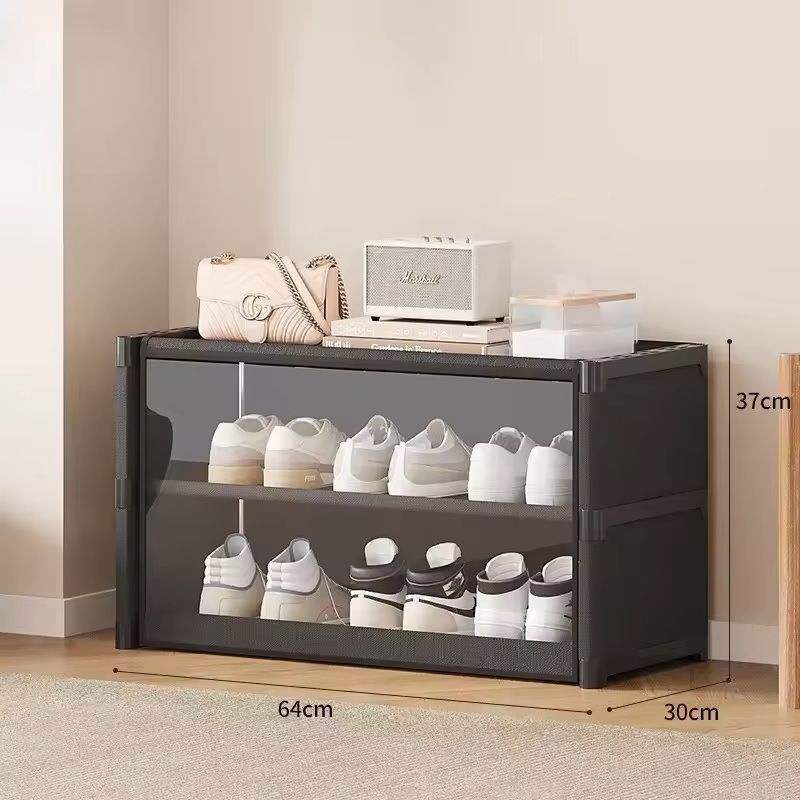 Multilayer Transparent Shoe Rack Cabinet For Small Spaces 4