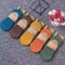Womens Invisible Boat Socks 5 Pair Set With Silicone Heel Grip 1