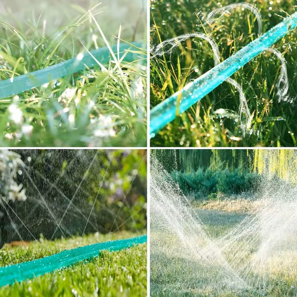 Flexible Garden Soaker Hose With Adjustable Spray Set For Lawn Irrigation 1