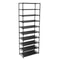 10Tier Stackable Shoe Rack With Stainless Steel Frame For 50 Pairs 5