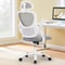 Ergonomic Mesh Office Chair With FlipUp Arms And Adjustable Headrest 2