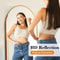 Modern Full Body Mirror With Stand Or Wall Mount 59x16 Inch Aluminum Frame 4