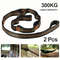 HeavyDuty Hammock Straps Set  2PCS Reinforced Polyester With 5 Metal Rings For Outdoor Camping 0