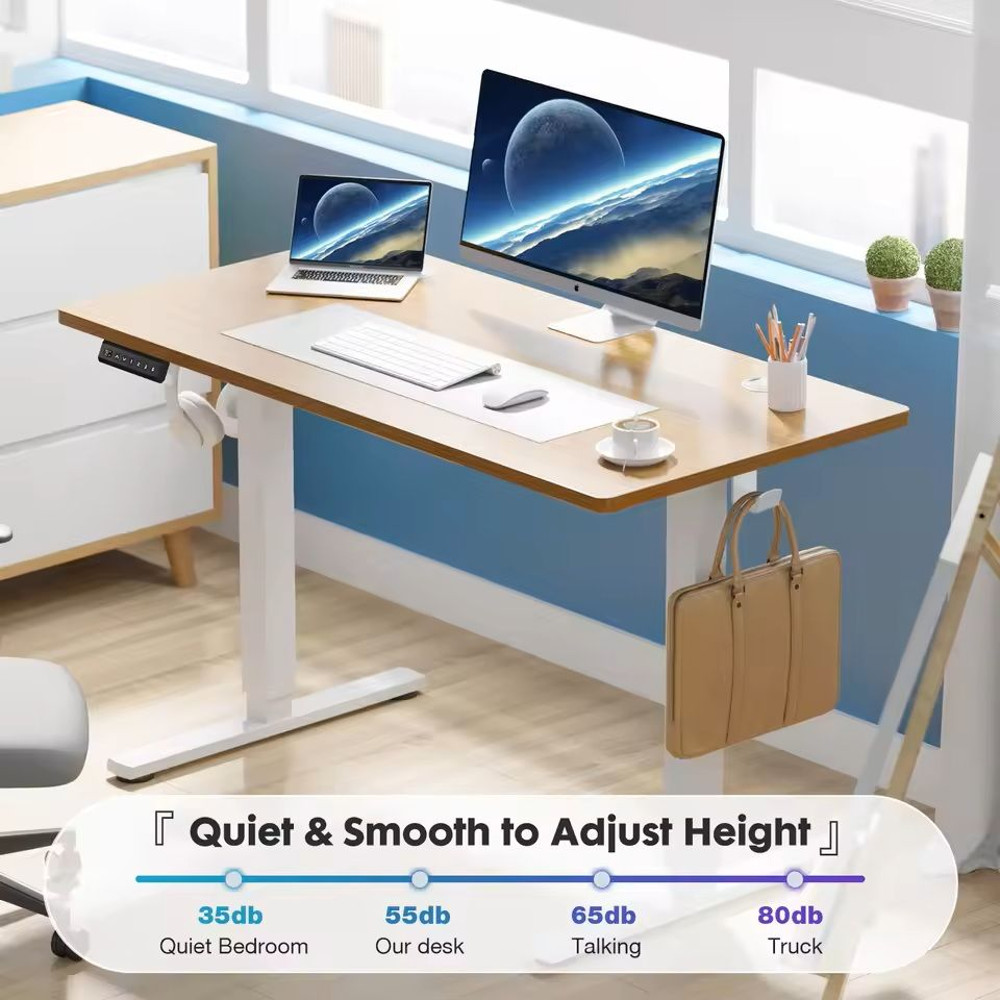 Electric Standing Desk Height Adjustable 40x24 Inch Sit Stand Workstation Ergonomic Table 6