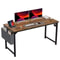 Compact Computer Desk With Side Bag And Headphone Hook Modern Study Or Gaming Table 9