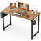 Compact Computer Desk With Side Bag And Headphone Hook Modern Study Or Gaming Table 10