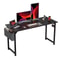 Compact Computer Desk With Side Bag And Headphone Hook Modern Study Or Gaming Table 12