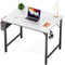 Compact Computer Desk With Side Bag And Headphone Hook Modern Study Or Gaming Table 13
