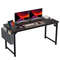 Compact Computer Desk With Side Bag And Headphone Hook Modern Study Or Gaming Table 6