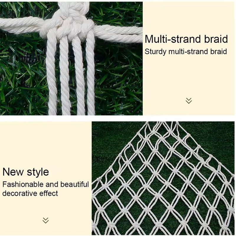 Boho Toy Hammock Hanging Mesh Storage Net With Tassels Triangular Wall Organizer 9