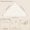 Macrame Toy Hammock Large Hanging Storage Net For Stuffed Animals Corner Organizer 4