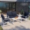 Outdoor Patio Furniture Sectional Set With Coffee Table 5