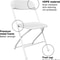 10 Pack White Folding Chairs Stackable Plastic Event Seating With Steel Frame 6