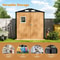 Outdoor Steel Garden Storage Shed With Lockable Door And Window 0