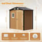 Outdoor Steel Garden Storage Shed With Lockable Door And Window 4