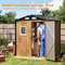 Outdoor Steel Garden Storage Shed With Lockable Door And Window 5