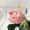 Rose Pink Silk Peony Bouquet With Buds For Home And Wedding Decor 15